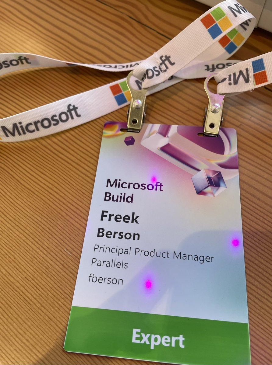 Registered and ready for @microsoft Build! Attending the @MVPAward Connect days today, and presenting my session tomorrow! #MSBuild @parallels @helloalludo #MVPBuzz @BicepLang #Azure