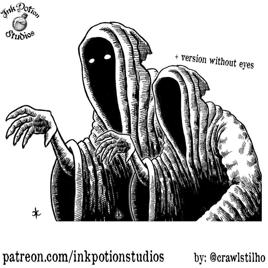 This May, Ink Potion Studios will delve into the dark forests - presenting Elves and ghastly enemies haunting their woodland!  

Arts by: <a href="/crawlstilho/">Carlos Castilho - AVAILABLE FOR COMMISSIONS!</a>

#osr #rpg #rpgart #dnd #fantasy #fantasyart #ttrpg