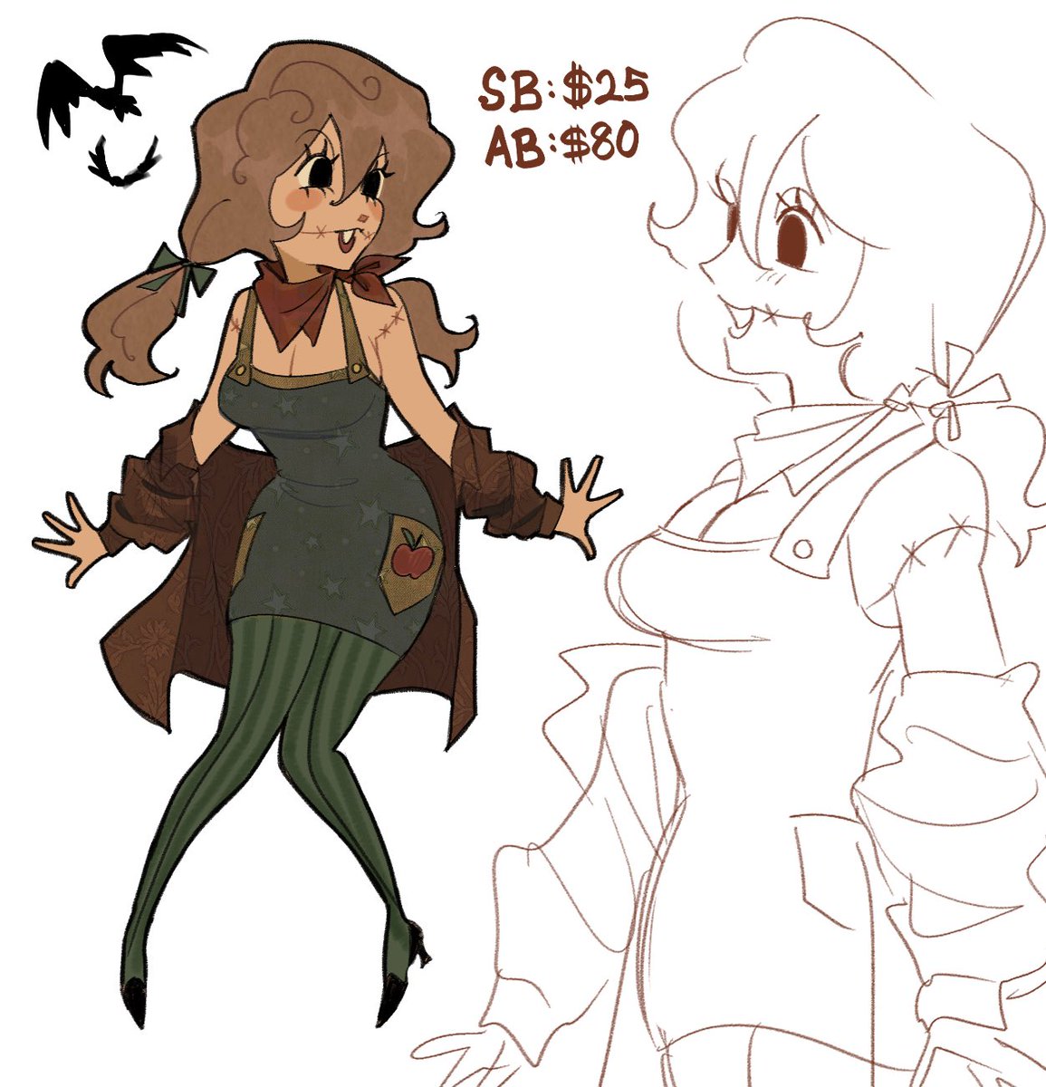 scarecrow girl adoptable . info below