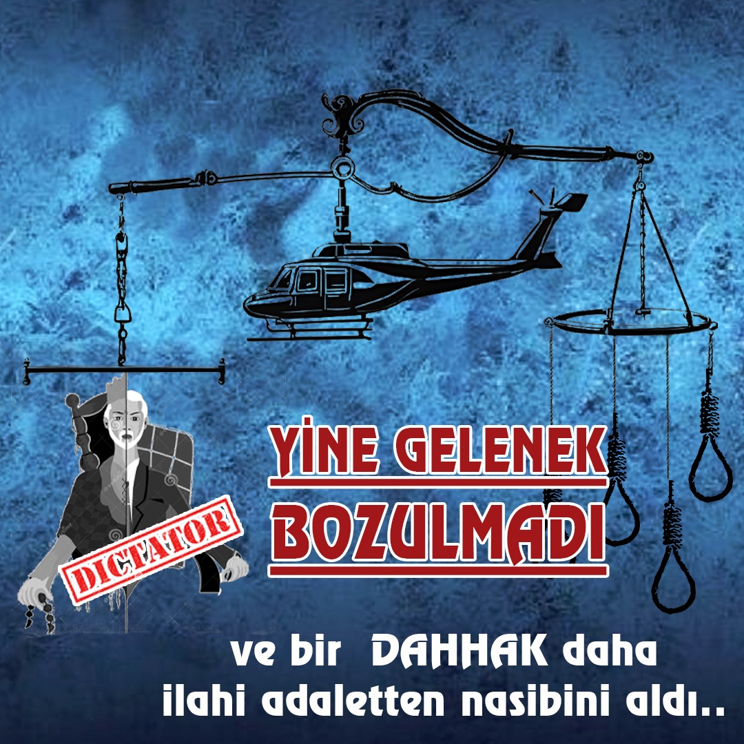 Mazlumun ahı, indirir şahı... Tüm cellatların, farklı seslere, ötekilere hayatı dar edenlerin, faşistlerin sonu hep acı olmuştur. Gücün zehirlediği daha niceleri var böyle... Oysa iyi anılmak mümkündü. Altı üstü insan kalmak, zulmetmemekti mesele...