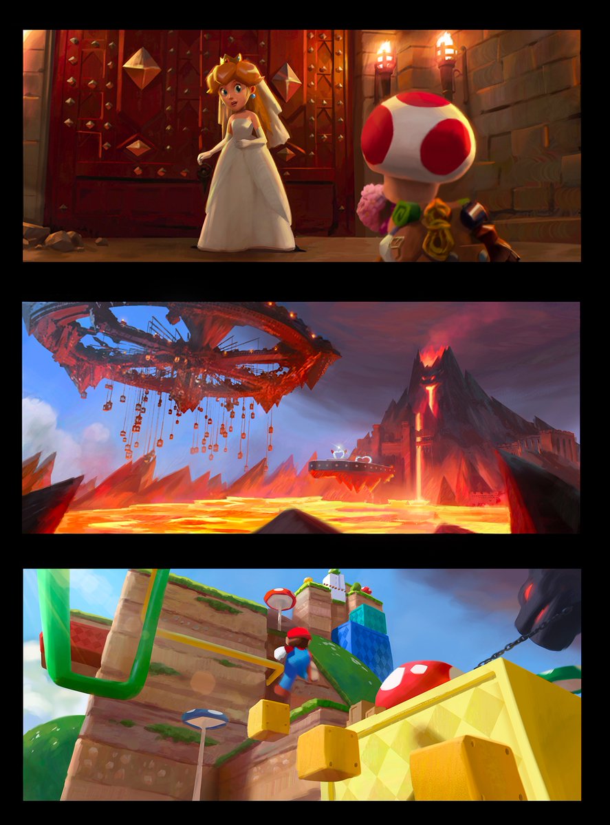 Some keylights I got to do for the wedding scene in the Super Mario movie. 👰‍♀️