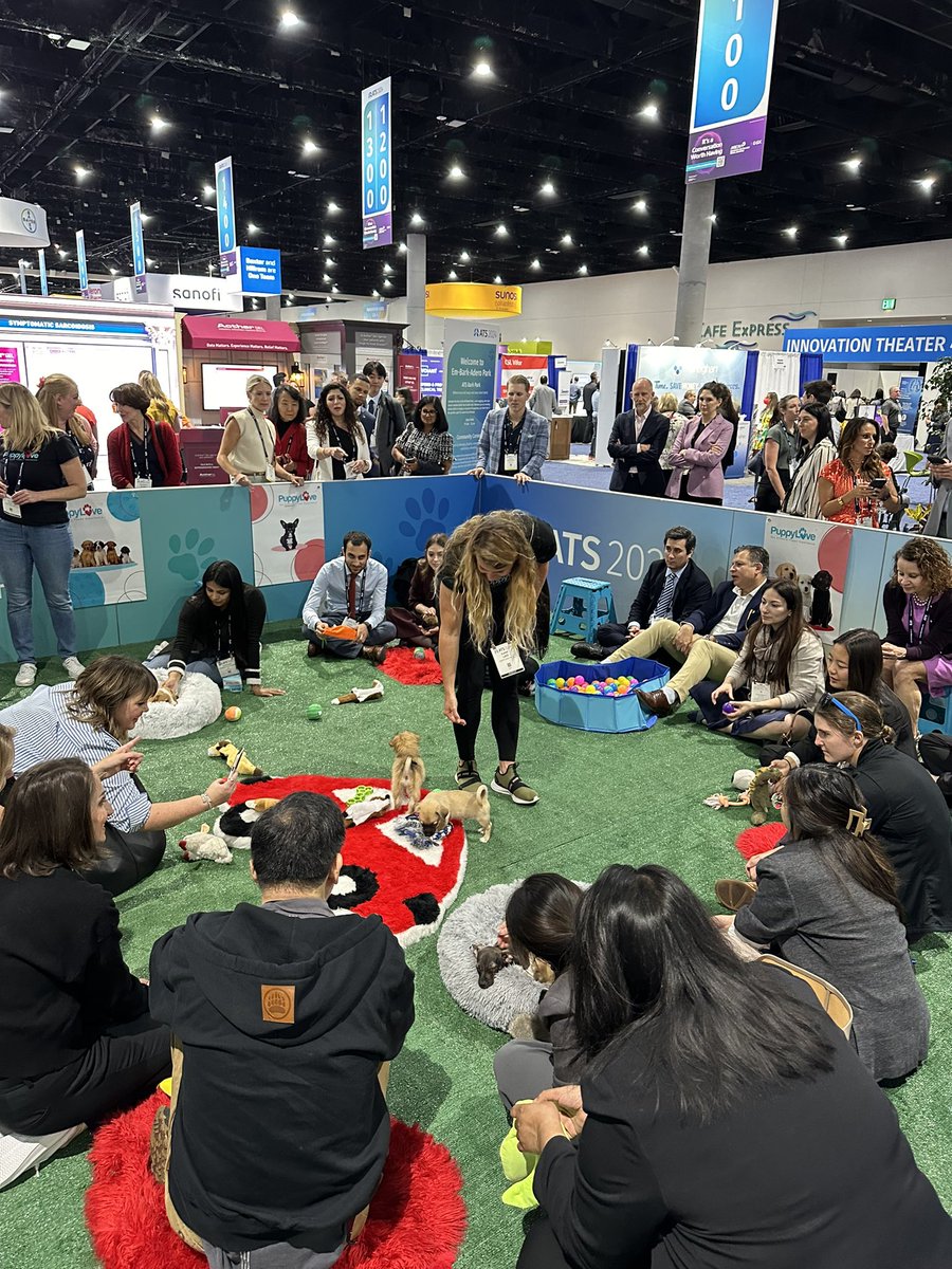 Feeling overwhelmed by tough topics? Take a break and relax with the puppies! #ATS2024 #APSR #SanDiego