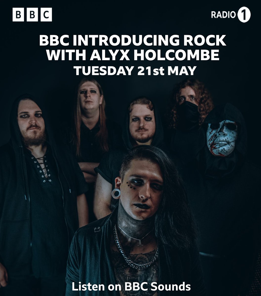 From 1am we are being played on <a href="/BBCR1/">BBC Radio 1</a> introducing rock with <a href="/AlyxHolcombe/">Alyx Holcombe⚡</a>
🐺🖤🐺
#metalcore