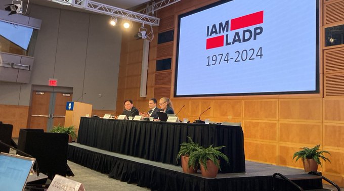 UNDGACM_CH's tweet photo. ⚡️2024年语文安排、文件和出版物国际年会 #IAMLADP 在华盛顿特区开幕,今年是其50周年。
本次会议由IMF & 世界银行集团主办,67家国际组织的200+会议 & 语言服务提供者现场和远程参会。
📷5月20日的开幕会议👇 https://t.co/qQxGDgqUEH