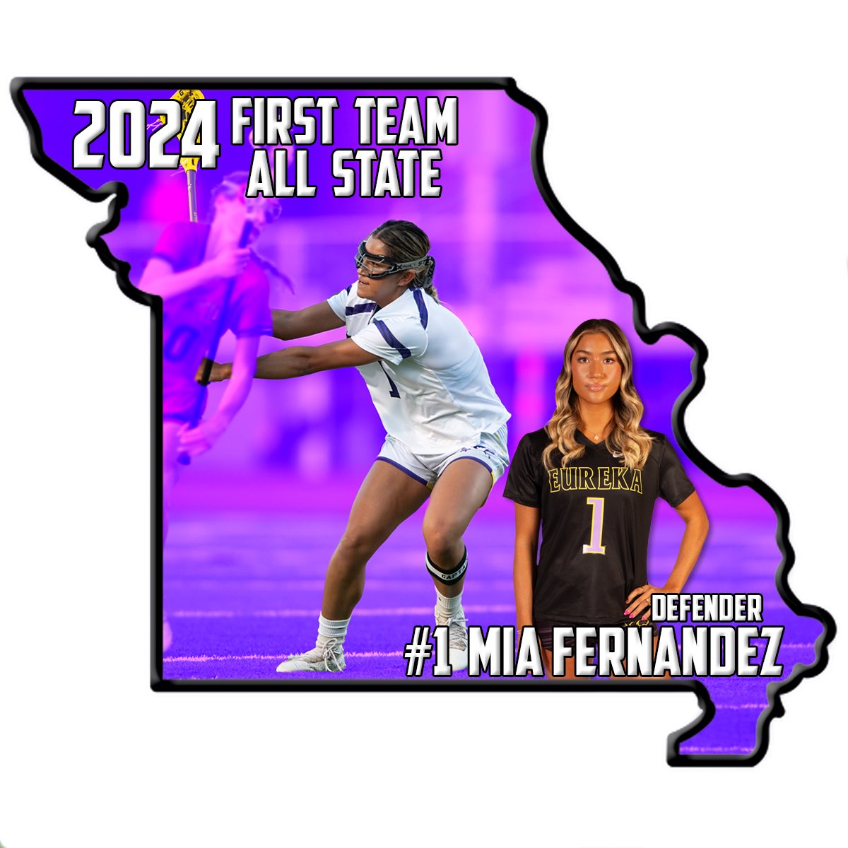 EHSwlax's tweet photo. Congratulations to our 2024 All State athletes! 

#1 Mia Fernandez - 1st Team Defender
#3 Ruby Copeland - 1st Team Attacker
#4 Kylee Pickens - 1st Team Midfielder https://t.co/zgadNtbwHK