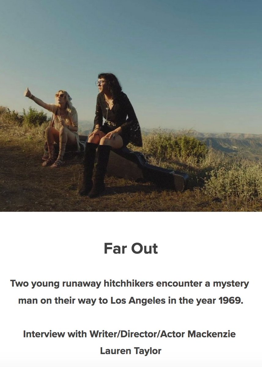 We interview FAR OUT Writer/Director/Actor Mackenzie Lauren Taylor wearemovingstories.com/we-are-moving-…