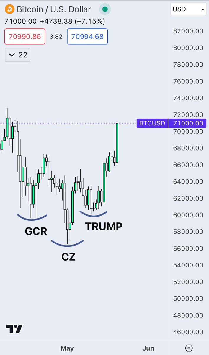 Greatest BTC bottom of all time.