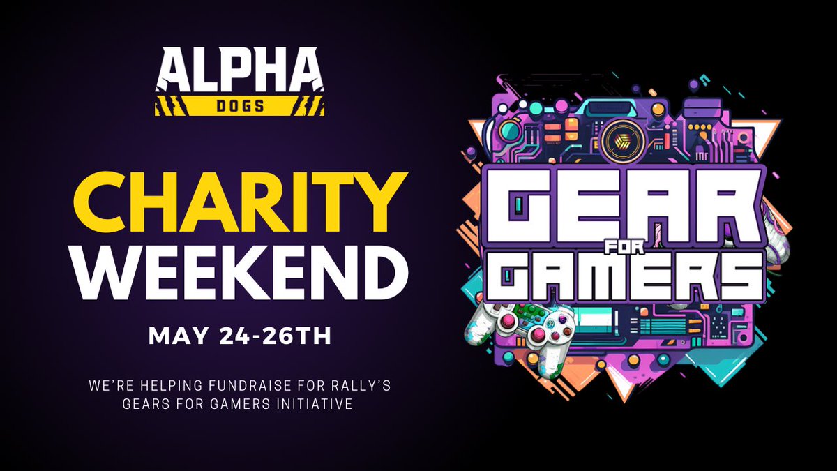 Join us this weekend in helping us raise money for children who are underserved, medically complex, or have special needs by helping them access the tools they need to game! ❤️‍🩹
