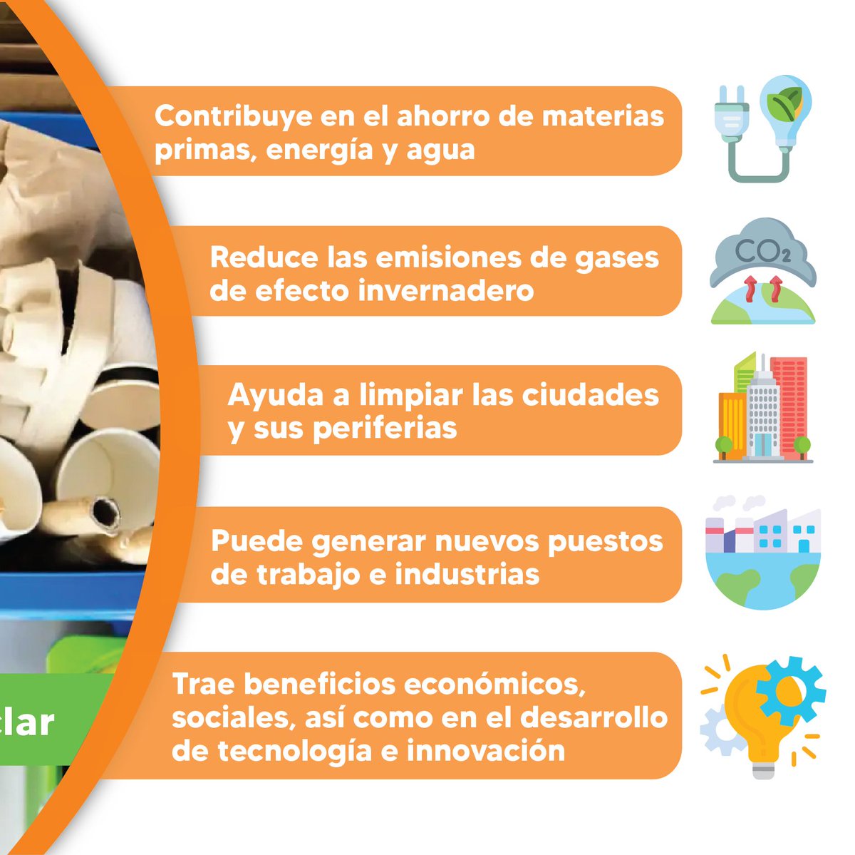 En el marco del Día Internacional del Reciclaje, ♻️ cuidar nuestro planeta es tarea de todos. Reciclar no solo ayuda al medio ambiente 🌍, ¡sino que también protege la vida silvestre y conserva recursos! 🌱💧 Únete a esta causa, cada acción cuenta.