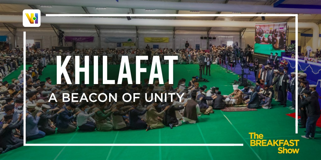 Why is Khilafat seen as a beacon of unity in challenging times? Join us live 7-9 am GMT+1 | Tuesday voiceofislam.co.uk/the-breakfast-…