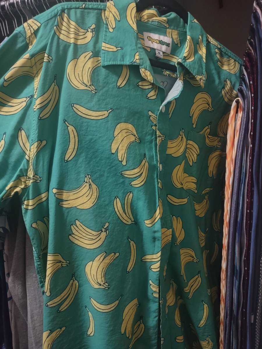 Wife asks me what I'm wearing to <a href="/TheSavBananas/">Savannah Bananas</a> game, and it's just like babe: do you not remember the maniac you married? I've been waiting for this since before they were a team. <a href="/columbus/">columbus</a>