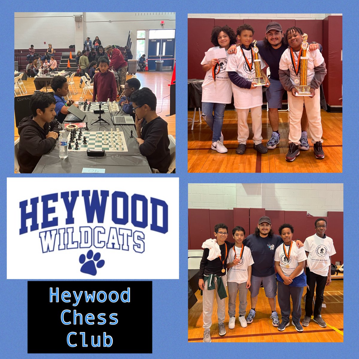 Heywood Avenue did phenomenal at this year's Chess Tournament.

Elementary Division:
1st Place, 3rd Place,  &amp; 4th Place

Middle School Division:
1st Place ,2nd Place, 3rd Place, &amp; 4th Place

Way to GO and Congratulations.
#Heywood #Wildcats ♟️♟️♟️
<a href="/Principal_DP/">Dion Patterson, Ed.D. 📚</a> <a href="/ops_district/">Orange Public Schools</a>