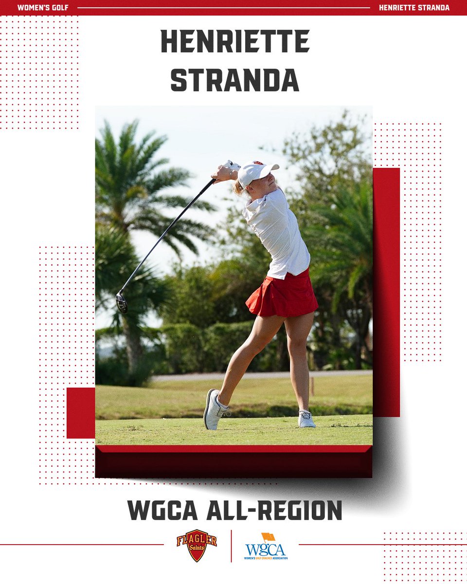 Jordyn Hodgson, Stella Jelinek and Henriette Stranda were selected to the WGCA All-South Region Team👏 📰flaglerathletics.com/news/2024/5/20… #GoSaints