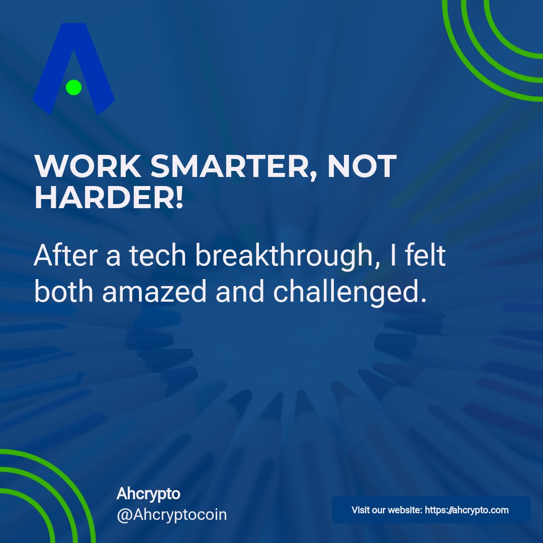 Ahcryptocoin's tweet image. Discover tools that make a real difference in your work. 🛠️ Level up your productivity game with us. 💼 Visit our website: ahcrypto.com Share if you love staying ahead of the curve! 🚀 #Innovation #ProductivityTools #OptimizeWorkflow