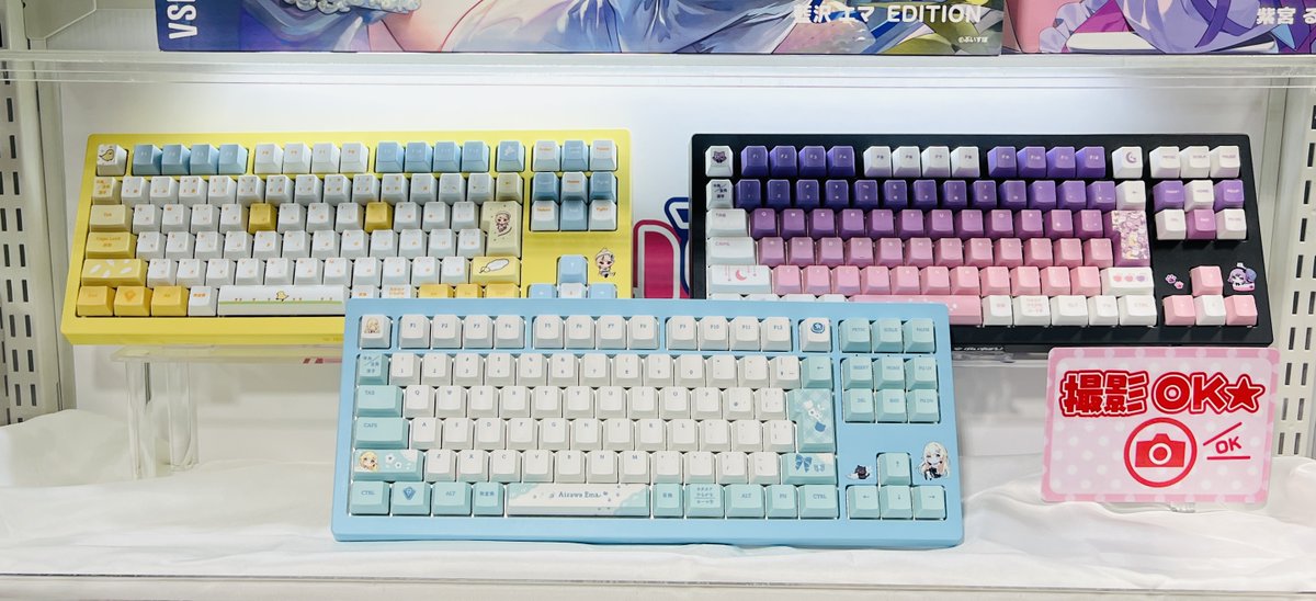 ぶいすぽVSPO! GEAR キーボードゲーミングキーボード　紫宮るな 紫宮るな - VSPO! GEAR