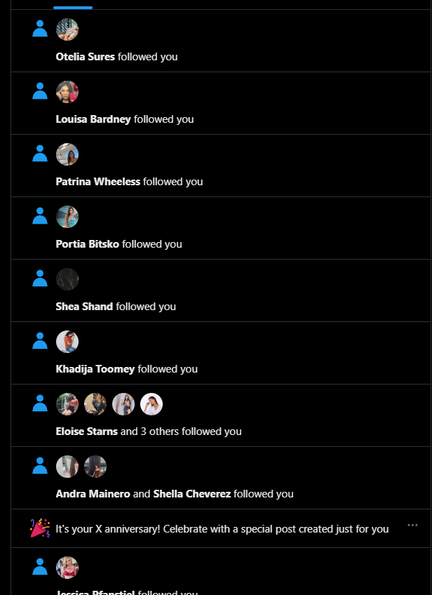 i don't understand twitter clearly, all my notifications is just porn bots even though i'm not gullible enough for this bullshit lmao