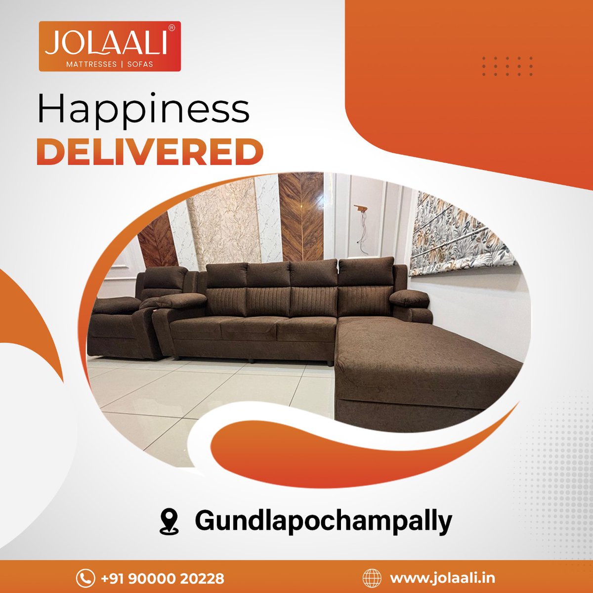 Delivering smiles, one package at a time! 📦 Our latest Jolaali products have arrived at their destinations. Enjoy the elegance and quality, and thank you for being part of the Jolaali family!

#CustomerSatisfaction #Jolaali #customsofamakers #bestmattressstoreinhyderabad