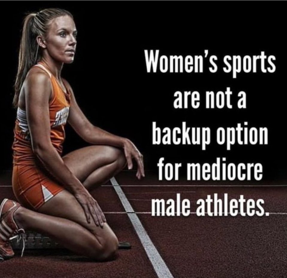 Will you be watching the Olympics ? Women's sports are not a backup option for mediocre male athletes.