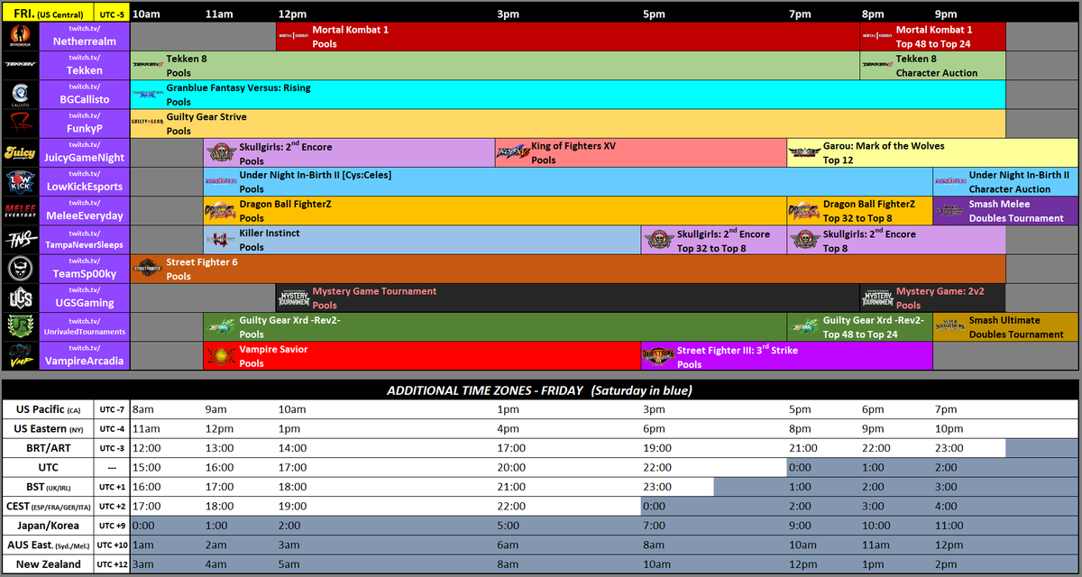 _AmedeoAvogadro's tweet photo. Stream schedule for Combo Breaker 2024 #CB2024 

Brackets: https://t.co/NkjzF5yMMR

Official info: @COMBOBREAKER &amp; https://t.co/VViCtouSpX

Special thanks to @acekingoffsuit https://t.co/QHuwuif8KM