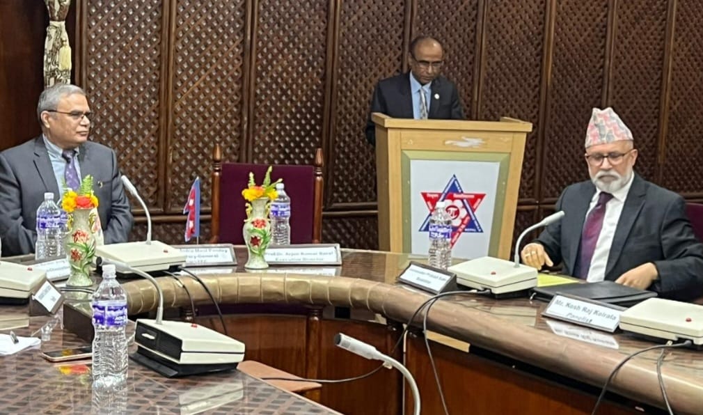 BIMSTEC SG made presentation on the theme harnessing regional synergies for development in BIMSTEC region at an interaction programme organized by CEDA. ED <a href="/Prakash_Suvedi/">Prakash Kumar Suvedi</a> moderated the interaction.