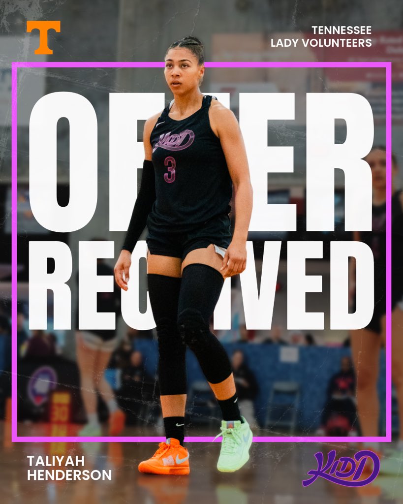 Jason Kidd Select GBB (@jkselectgbb) on Twitter photo Congrats to 2025 Wing <a href="/taliyah_hend3/">Taliyah Henderson</a> who received an offer from <a href="/LadyVol_Hoops/">Lady Vols Basketball</a>! Keep working hard on and off the court!
.
#jasonkidd
.
#jkidd
.
#jasonkiddselect
.
#jkiddselect
.
#tennessee Congrats to 2025 Wing <a href="/taliyah_hend3/">Taliyah Henderson</a> who received an offer from <a href="/LadyVol_Hoops/">Lady Vols Basketball</a>! Keep working hard on and off the court!
.
#jasonkidd
.
#jkidd
.
#jasonkiddselect
.
#jkiddselect
.
#tennessee