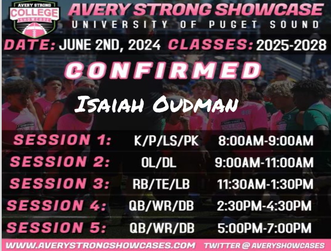 I will be attending the #Averystrong showcase June 2nd at the 3rd session‼️ @BrandonHuffman @Ryan_Clary_ @Murdock_02 @RealMG96 @AveryShowcases