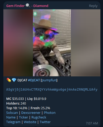 100xgemfinder's tweet photo. the bot has created general wealth opportunities this week

giving away 7d access to one lucky winner

like, rt, bookmark, follow me to enter

$ZACK 760x
$DJCAT 512x
$MAGA 182x
#GMEWIFHAT 141x
#1DOL 137x
#TRUMPBIDEN 116x
$FFIE 108x
$TOBI 82x
$PIZA 65x
$BANG 64x
$GIGI 62x
$WSP 56x