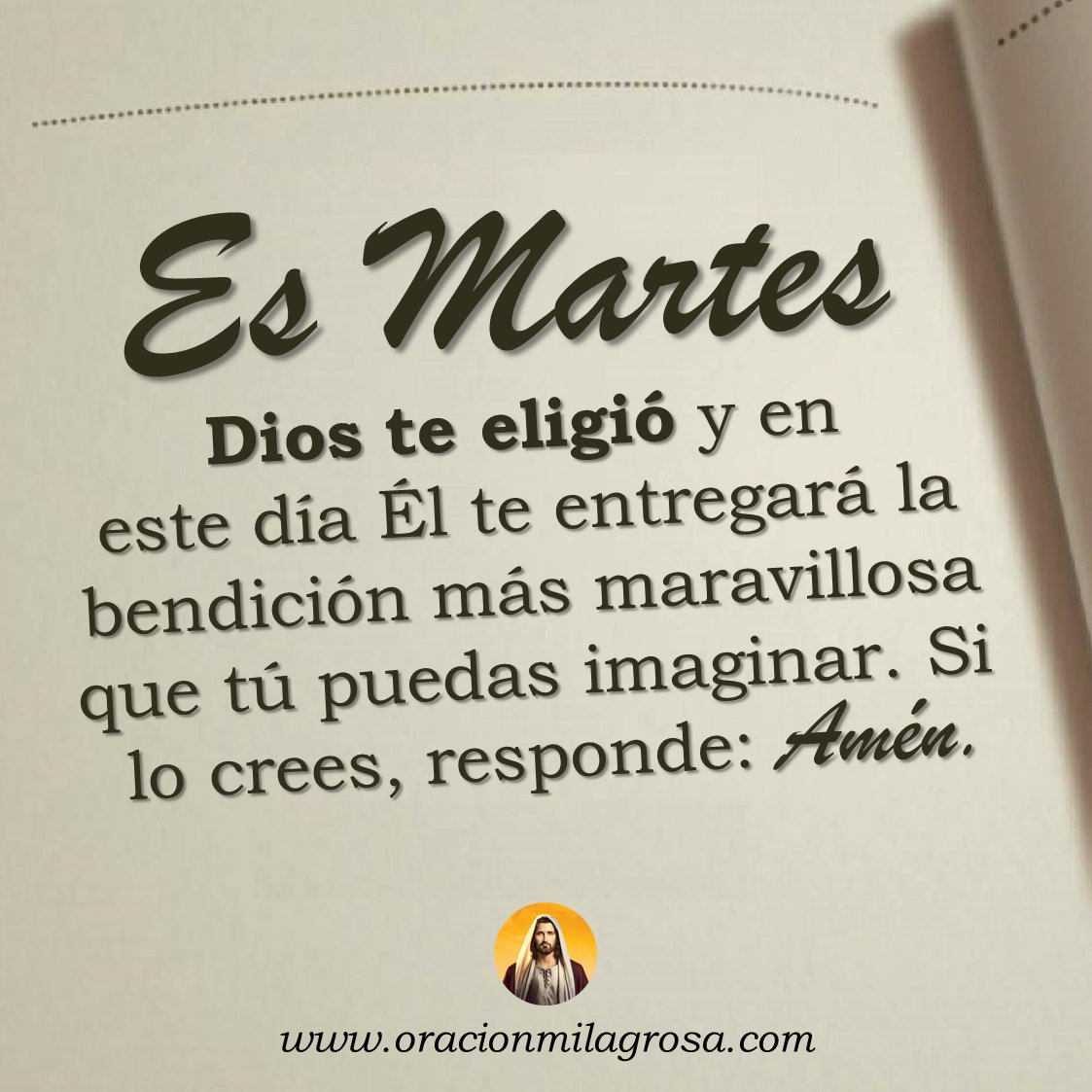 Que tengas un martes lleno del amor, la bondad y las bendiciones del Señor, AMÉN 🙏