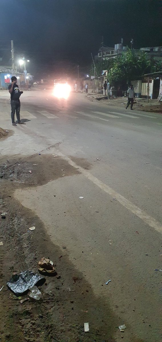 BikashKumar's tweet image. Santu Nagar road at 1030 pm last night. All ballot boxes sorted and stored. Well done Madhubani Administration.