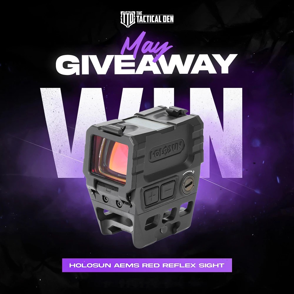 Win a Holosun AEMS Red Dot Sight

Giveaway ends May 31st 
 
Link in reply ⬇️

#gungiveaway #winagun #ItsTheGuns