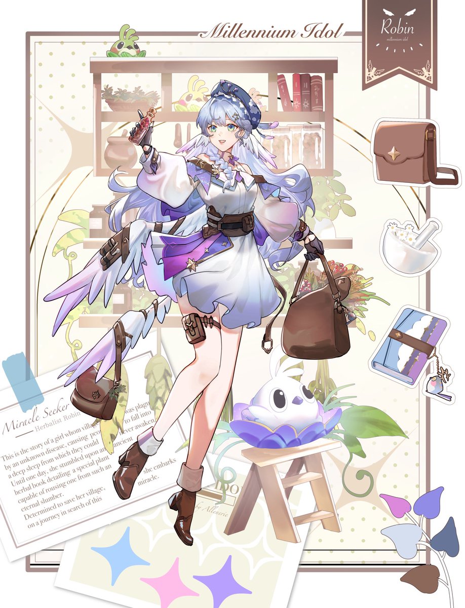 「Miracle  Herbalist Robin#MilleniumIdol #」|Allenerie || ✦のイラスト