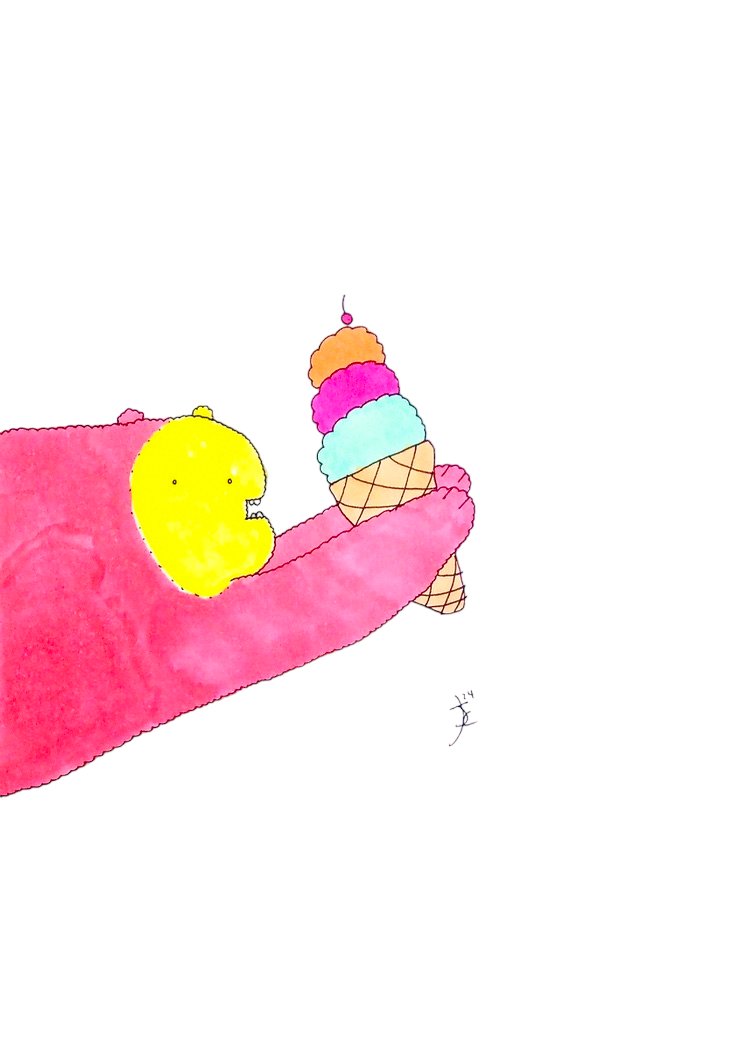 happy monster eats icecream copic art!
.
.
.
.
.
.
#イラスト #イラストレーター #イラストレーション #アート #art #illustration #illustrate #draw #drawing #popart #artwork #arttokyo #tokyoart #tokyofashion #スケッチ #illustshare