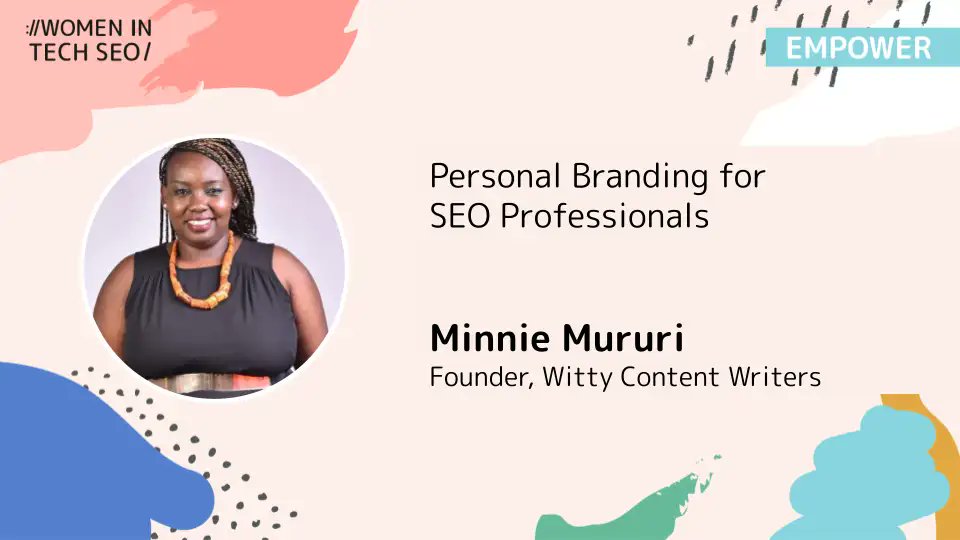 If you're a #SEO freelancer looking to score more clients and advance your career - <a href="/minniewanjiru/">Minnie Mururi</a> wrote our latest #WTSKnowledge for you.

A guide on:
📈 Personal branding benefits
💎 Identifying your UVP
📢 Building your social presence
womenintechseo.com/knowledge/pers…