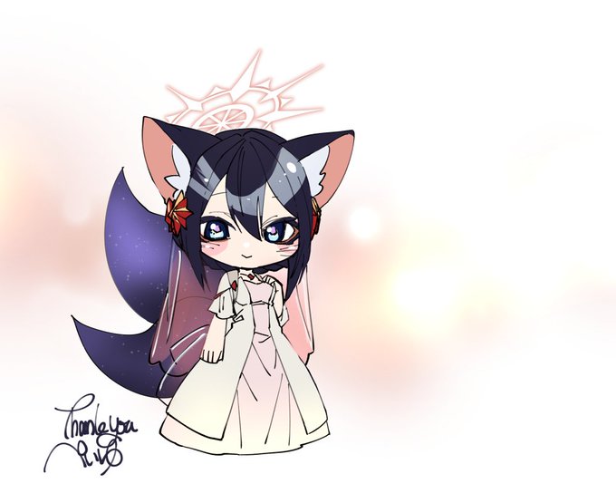 「flower fox ears」 illustration images(Latest)