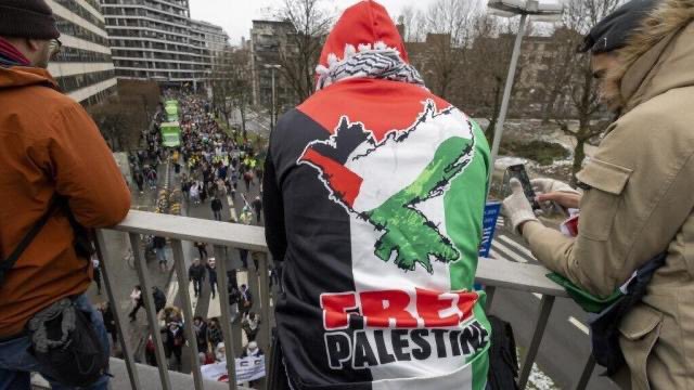 À Bruxelles, les manifestants de la cause palestinienne demandent à l'UE une condamnation d'Israël