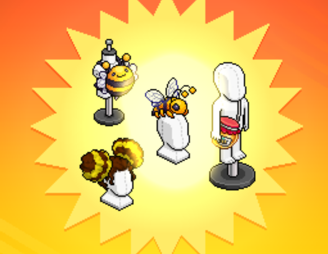 🩷 SORTEO ENTRE LOS RT 🩷
🐝 2 Ganadores -→ 2 Set + Bonus (Abeja reina) 🐝

♥🐝Se vende Colección x 10$ 🐝♥
🍯Tarro x 3c
🍯Coletas x 4c
🍯Mochila x 5c

• Escríbeme MD o agrégame in game como Teffo si deseas comprar. 
• Sorteo finaliza el día que sale Item Bonus 01/06/24🩷