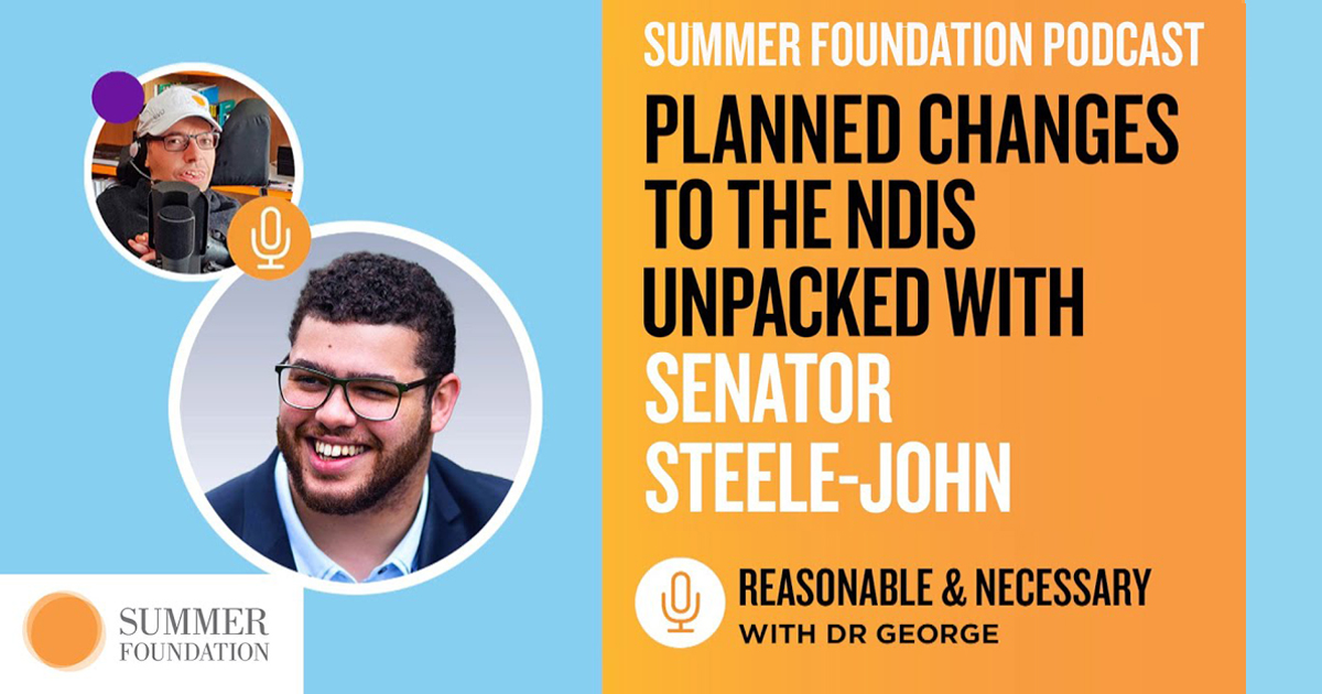 NEW episode! Dr. George meets with Greens @SenatorJordon Steele-John to understand his position on the changes to the #NDIS legislation that are currently before Parliament. Watch the episode here: pulse.ly/qgg46v9jrt @drgeorgethecrip