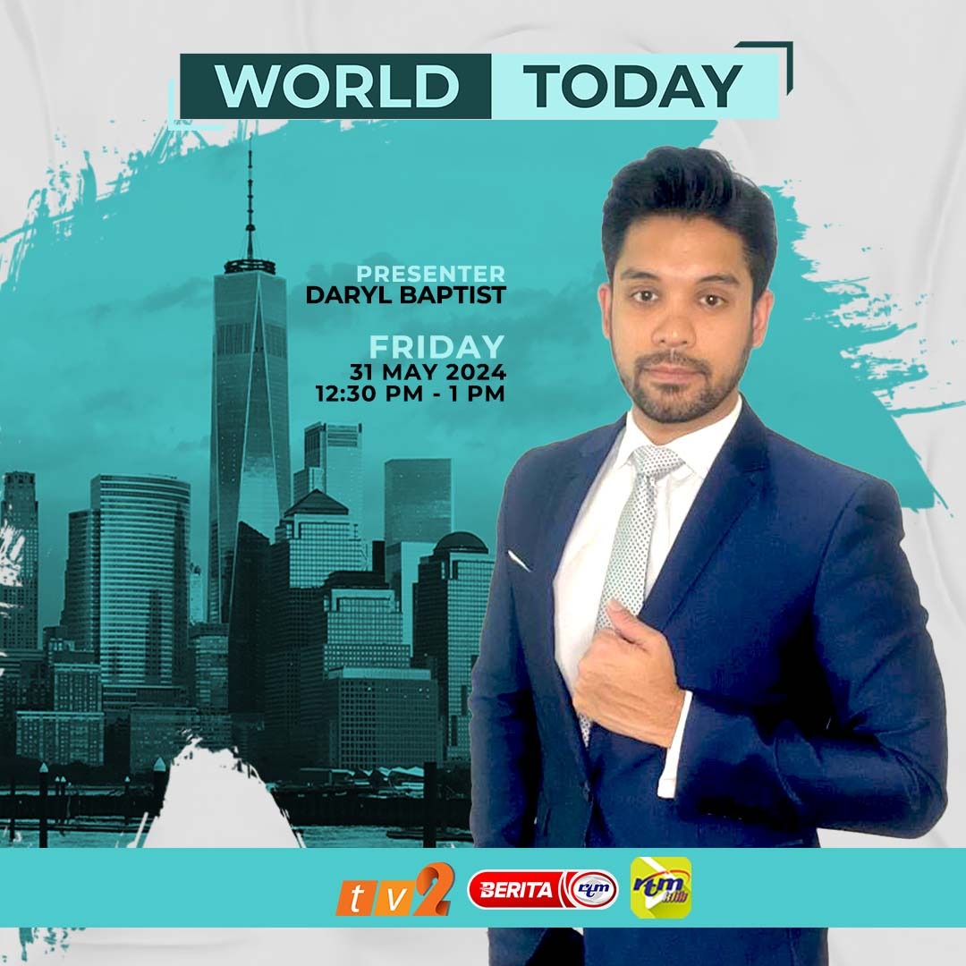 Watch World Today Everyday at 12.30pm, on Berita RTM, TV2 and RTMKlik Malaysia MADANI : Tekad Perpaduan Penuhi Harapan 'Yang sahih di Berita RTM' #RTM #BeritaRTM #MalaysiaMadani