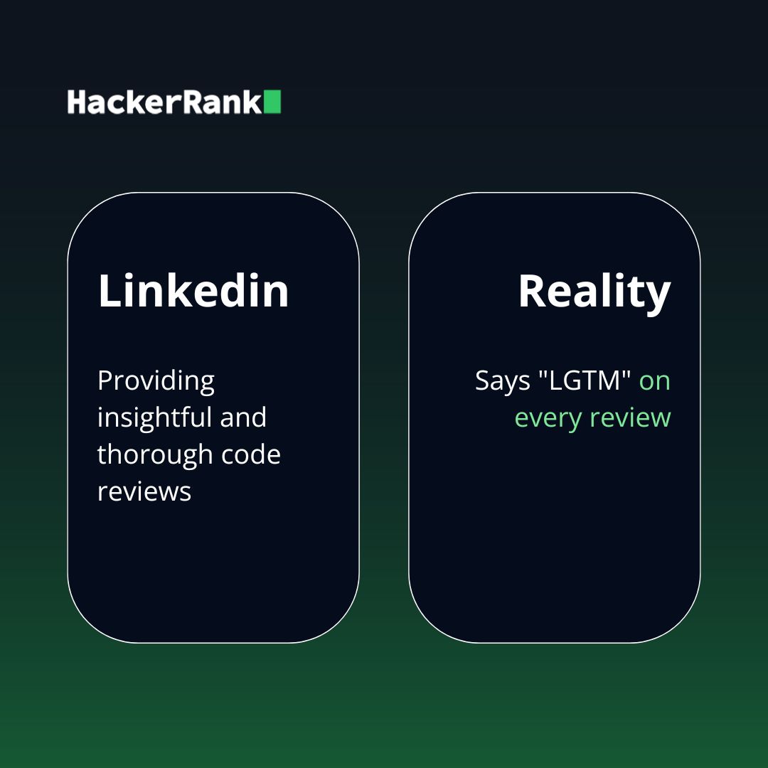 Developers on LinkedIn vs in Reality 🙂