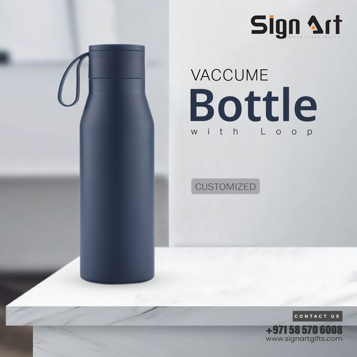 Vacuum Bottle with Loop
WhatsApp: 058 570 6008

Learn more: signartgifts.com

#customized #customizedgifts #promotionalproducts #bottles #VacuumBottle #screenprinting #promotionalgifts #giftsindubai #officebranding #printingservices #dubaiprinting #giftsupplie