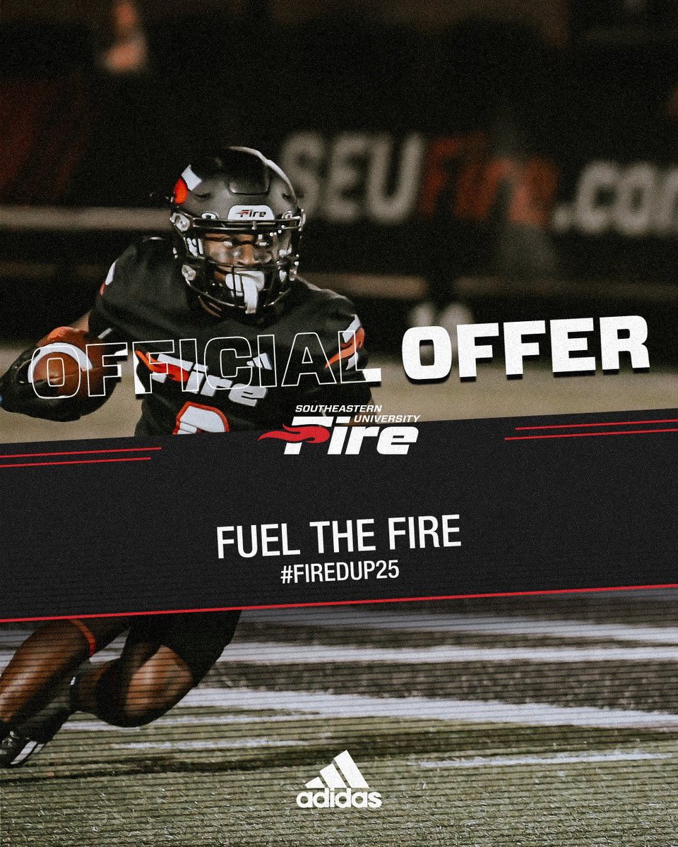 Blessed to receive an official offer from SEU!!! <a href="/CoachHeldreth/">Jordan Heldreth</a> <a href="/coachkstrong/">K. Strong</a> <a href="/SEUFireFootball/">Southeastern Football</a> <a href="/free48babee/">CoachFreemanGJHS💪🏾👍🏾(free48whooooaaaa)</a> <a href="/CoachPFree/">Paul Freeman</a> <a href="/GJHS_Football/">Jenkins Football</a> @realbig_T77 <a href="/claytonm61/">Clayton Monroe</a>