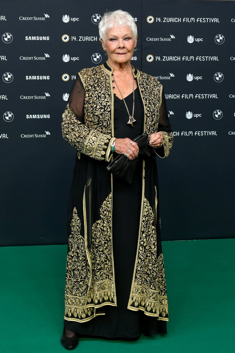 Zurich Film Festival, 2018 Red Joan Premiere & Golden Icon Award Photographer: Andreas Rentz #JudiDench #ZurichFIlmFestival