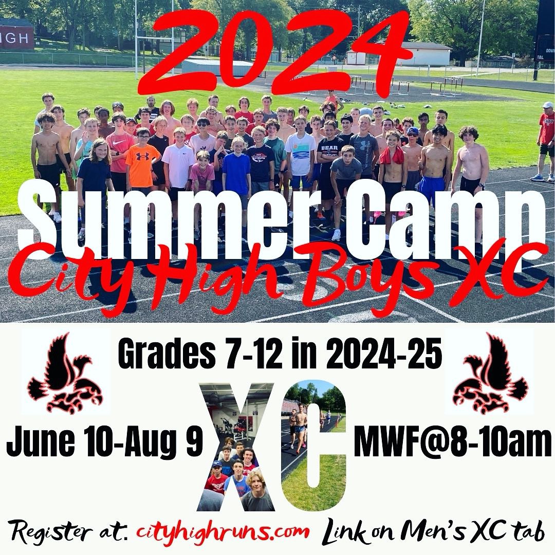 Seven Sisters, friends and freeze pops!  City High boys summer XC camp is awesome!  Over 60 registered already.  See you in three weeks.