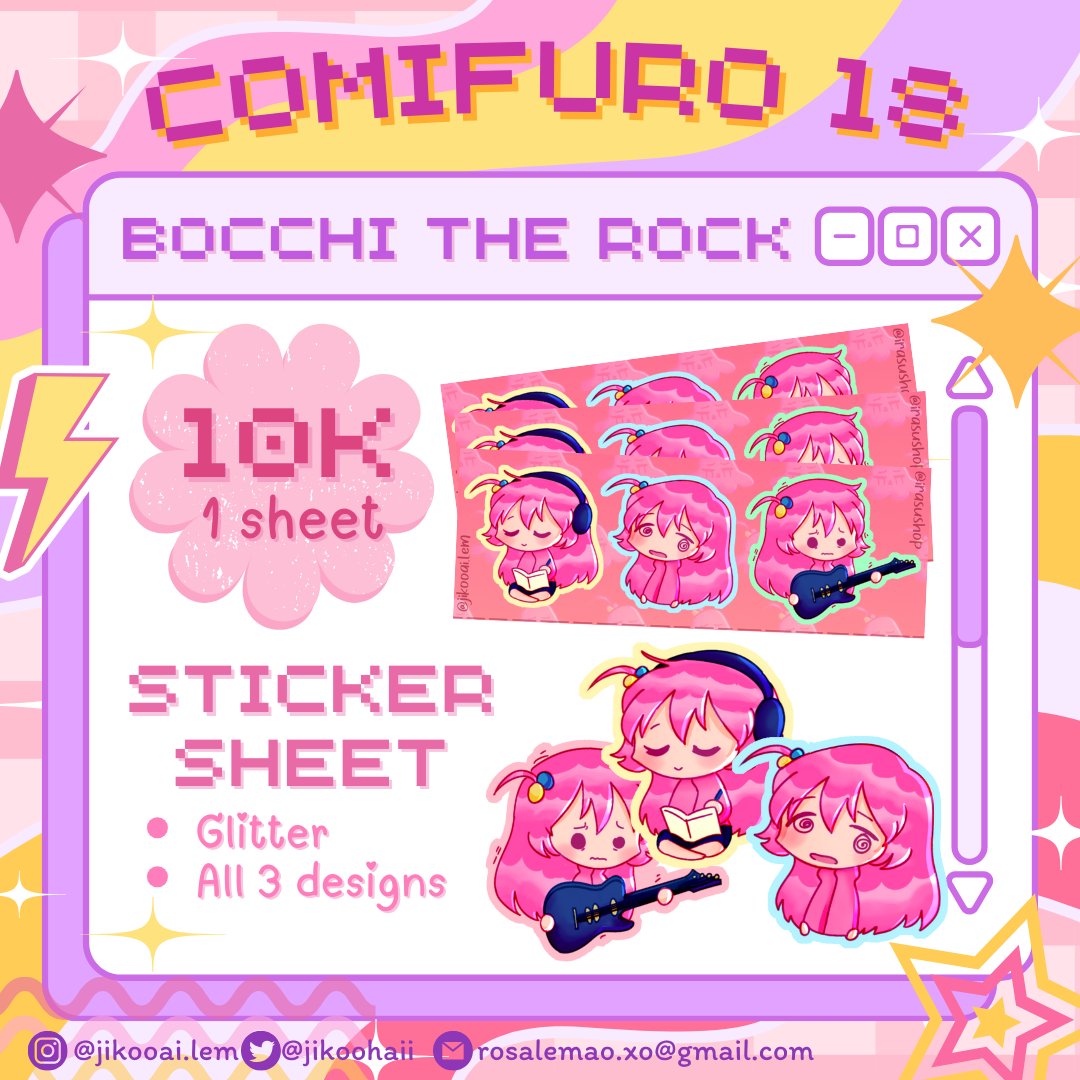 jikoohaii's tweet photo. POST PRE ORDER #COMIFURO18
📌 21st May - 31st May
 📦Shipping fee 10k (Jabodetabek)
🔗 https://t.co/zqg5nexRbP
  🇮🇩 Only for locals! (Indonesia)
 ✨Fandoms include #GENSHINIMPACT #minecraft #BocchiTheRock #adventuretime #SpiderVerse #5swirl #OMORI #cf18catalog https://t.co/QMfqdSYd8X