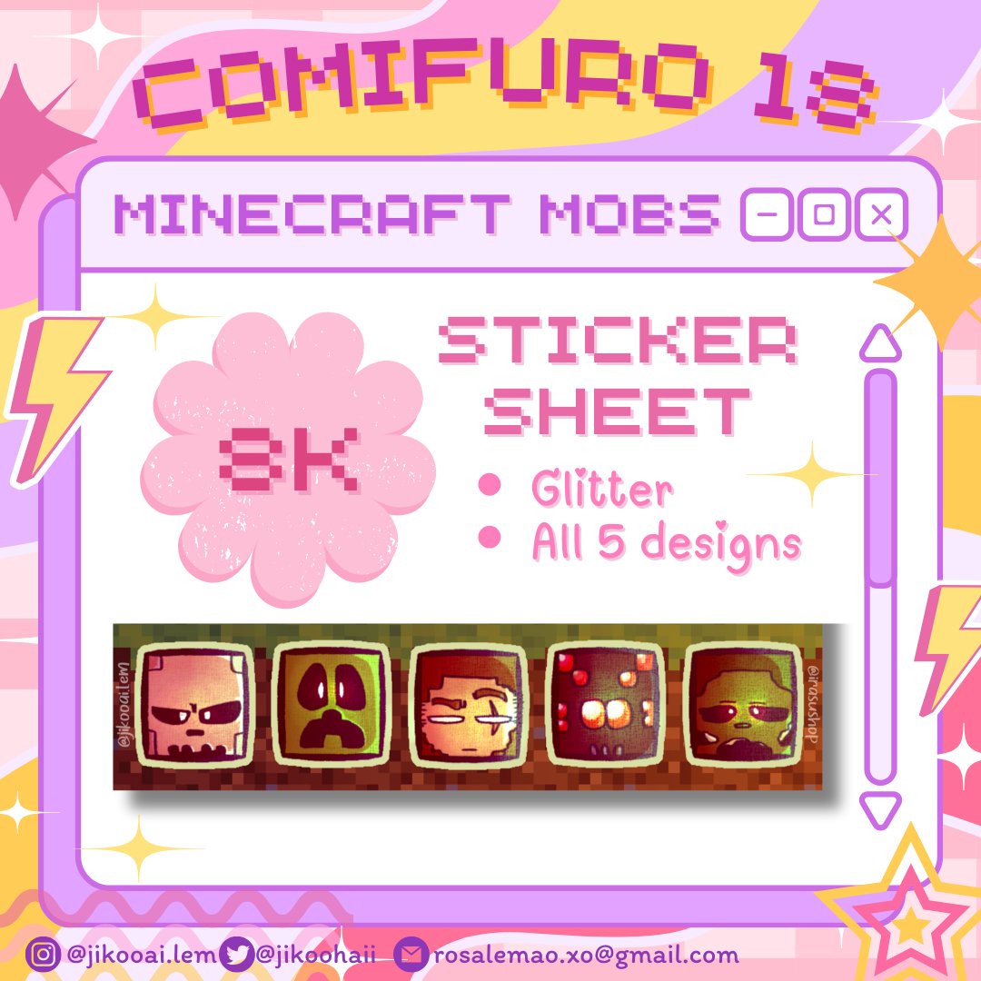 jikoohaii's tweet photo. POST PRE ORDER #COMIFURO18
📌 21st May - 31st May
 📦Shipping fee 10k (Jabodetabek)
🔗 https://t.co/zqg5nexRbP
  🇮🇩 Only for locals! (Indonesia)
 ✨Fandoms include #GENSHINIMPACT #minecraft #BocchiTheRock #adventuretime #SpiderVerse #5swirl #OMORI #cf18catalog https://t.co/QMfqdSYd8X