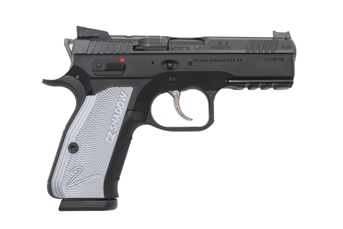 CZ USA 15+1 optics ready Shadow 2 Compact with adjustable sights and aluminum checkered grips for $1,199 *shipped* currently here: mrgunsngear.org/46pDMNI In stock as of this post 🔥👊🏽