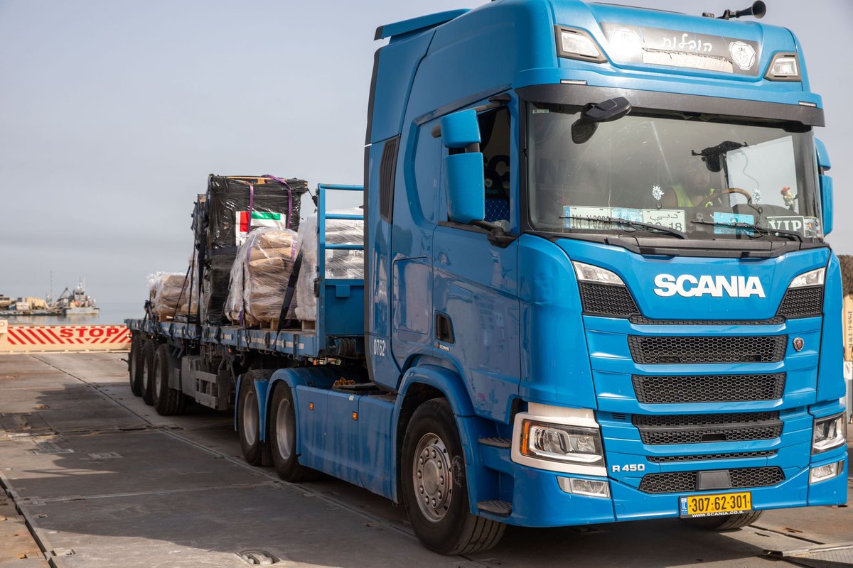 To date, over 569 metric tons of humanitarian assistance has been delivered across the temporary pier to Gaza for further distribution by humanitarian partners. The United States, United Kingdom, UAE, European Union, and many other partners have donated this humanitarian