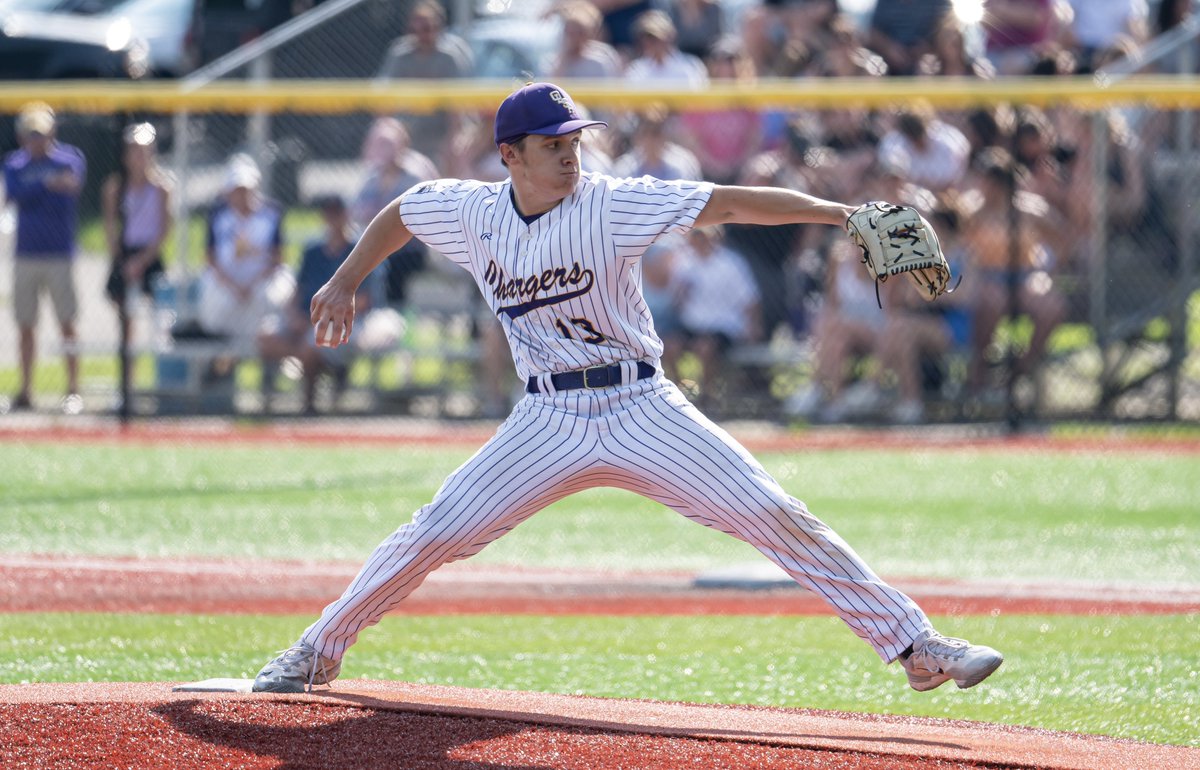 Senior Quinn Santelli throws seven scoreless innings leading OLSH to a 1-0 W over Riverview in WPIAL 2A action. Santelli lead off the bottom of the 7th with a single and scored the game’s only run on a hit from @brunowilliams00 

@OLSHBASEBALL_24 @TribLiveHSSN @wpial7