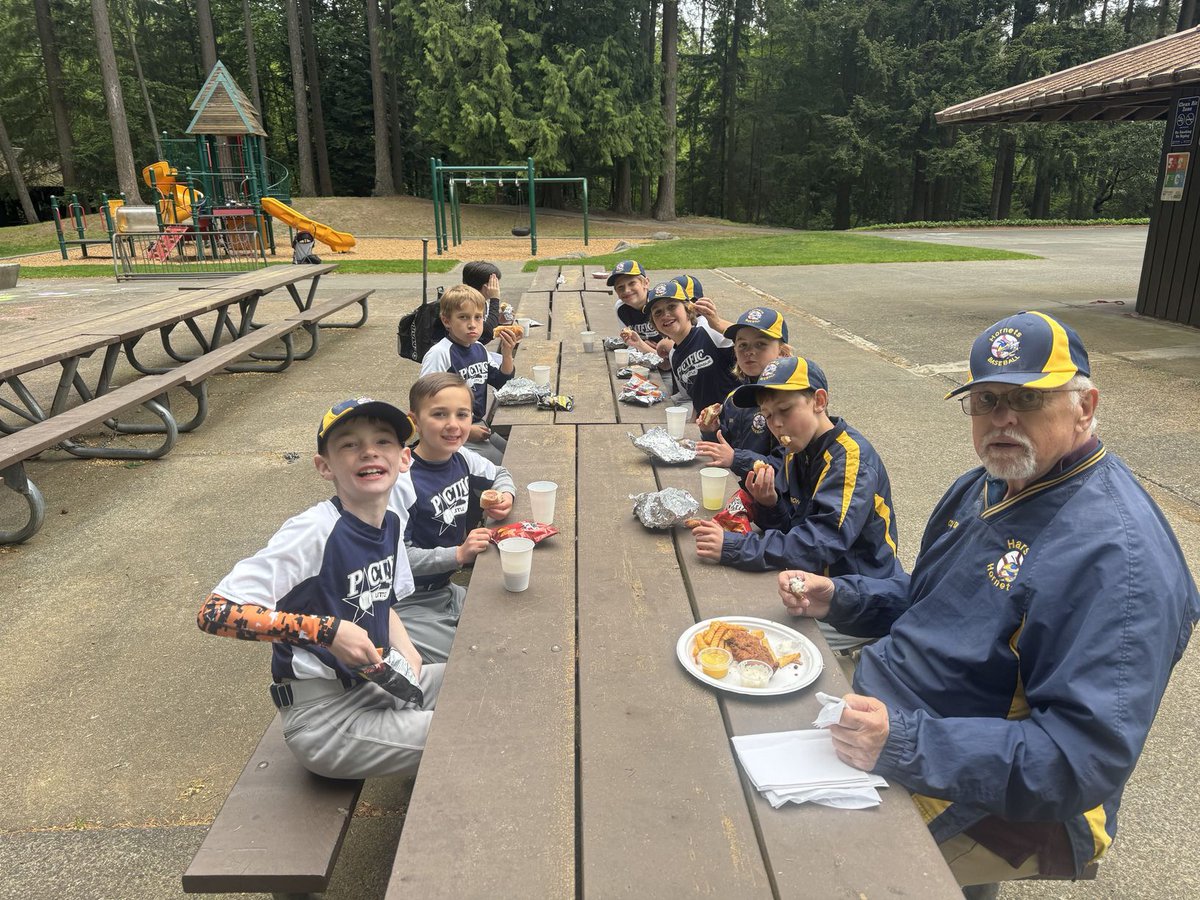Big shoutout to the Harsin Hornets from the Pacific Little League Minors! 🥳🌭🎉

The team is celebrating with a hot dog party for turning in their auction basket before April 20th! 

Your teamwork, dedication, and community spirit are what make our league so special. ⚾️