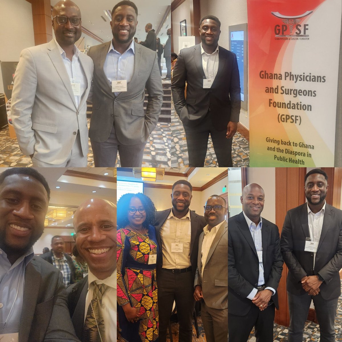 Ghana Physicians and Surgeons Foundation (GPSF) of America Annual Conference 🇬🇭 

A weekend discussing cancer care in Ghana-- strategies, challenges, and innovation.

Great sessions, including cardio-oncology, nsgy, IR, & MedEd exchanges. 

A lot of heavy hitters present! 👍🏿